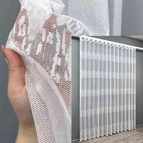 Тюль VR-Textil 2009т Жаккард Белый 400х270 см (42-____) Киев