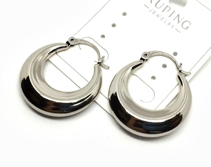 Серьги в восточном стиле серебристые Киев - изображение 1