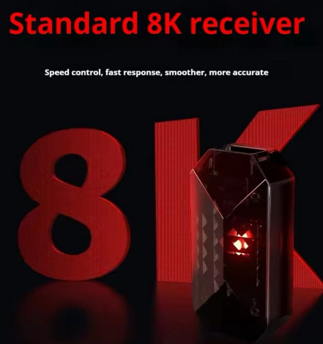 Беспроводная игровая мышь Vxe mad r pixart paw 3395 8k герц. Харьков - изображение 2