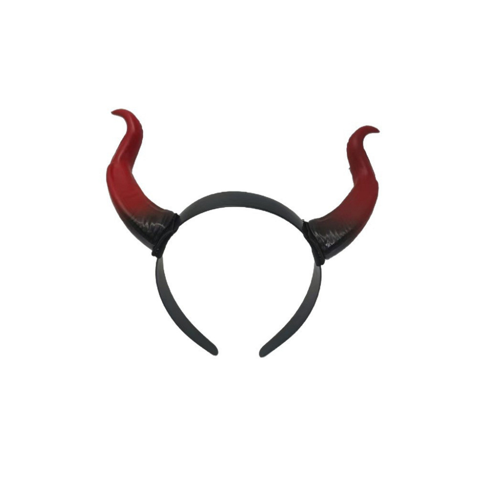 Обруч Рога на Хэллоуин Рога one size черно-красный Киев - изображение 2