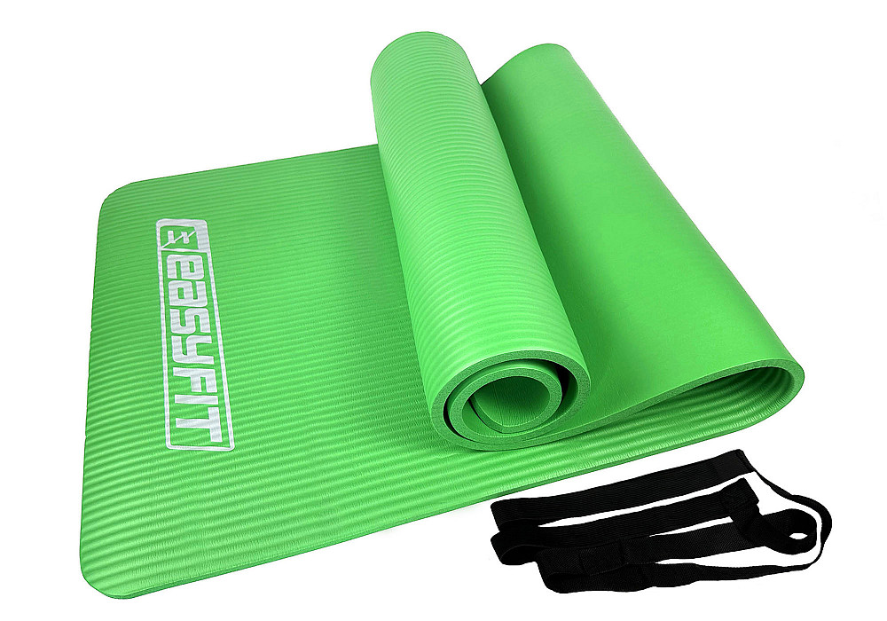 EasyFit Килимок для фітнесу та йоги EasyFit NBR 10 мм Зелений Коломыя - изображение 5