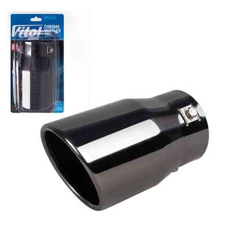 Насадка на глушник НГ-0118 Bk d-76х152мм' нержавіюча сталь Винница