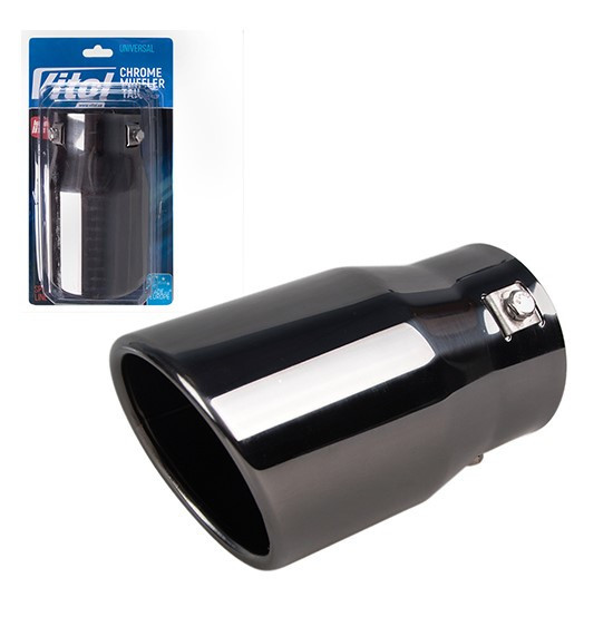 Насадка на глушник НГ-0118 Bk d-76х152мм' нержавіюча сталь Винница - изображение 1