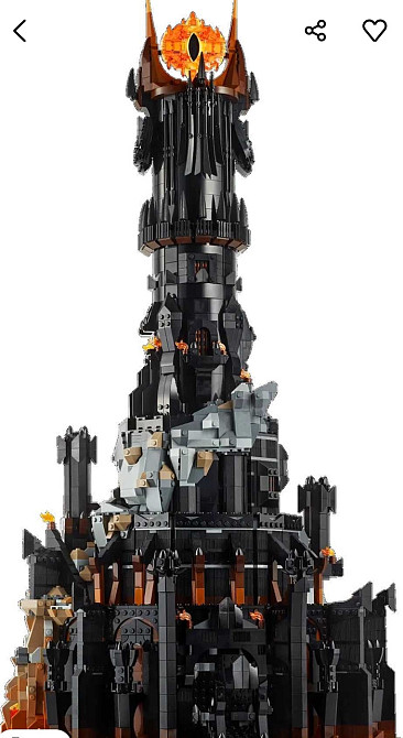 Конструктор Обладатель колец: Барад-Дур, 5471 деталь (10333) Киев - изображение 7