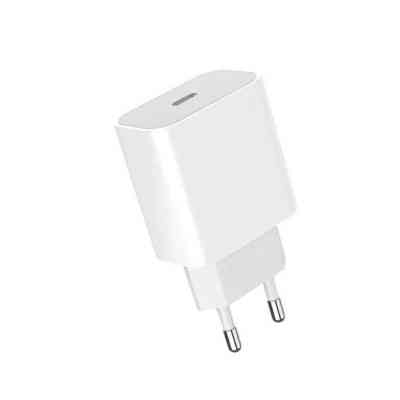 Зарядное устройство Denmen USB-C PD20W 3.6A + cable USB-C to USB-C white (DM-DC06T-WH) Винница