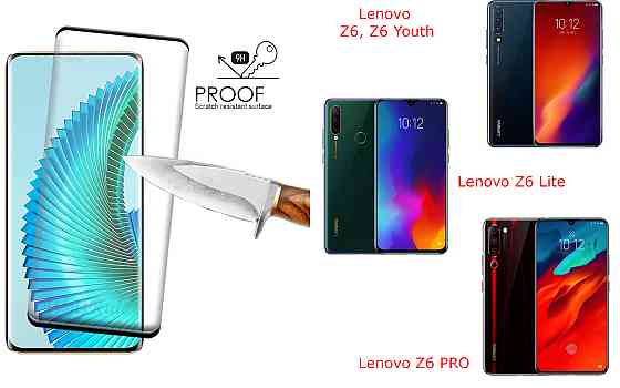 Захисне скло HyperGlass Pro для Lenovo Z6, Z6 Lite, Z6 PRO, Z6 Youth – максимальна чутливість та захист Київ