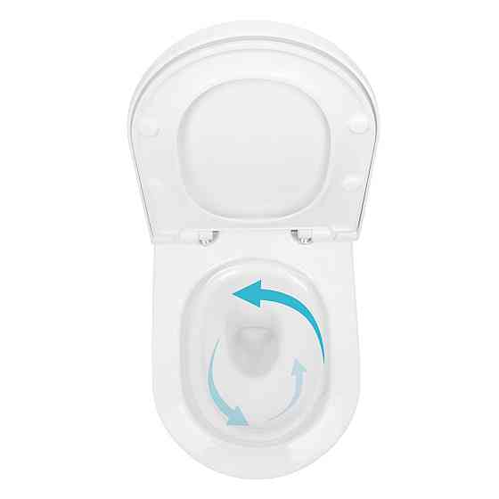 Унітаз підвісний Qtap Robin ML Ultra Quiet 490×365×325 мм, із сидінням Soft-close MagLock, White QTROBML26W49621 Київ