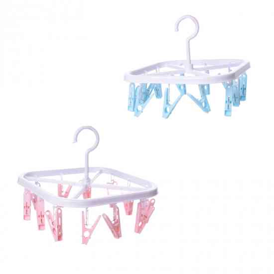 Домашняя сушилка для белья и носков на 12 прищепок подвесная Cube Винница