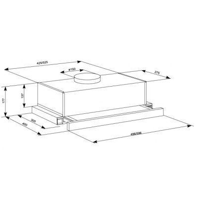 Вытяжка кухонная Eleyus Cyclon 700 50 BG Винница - изображение 7