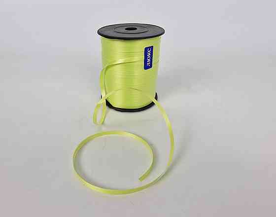 Стрічка для повітряних куль і подарунків 300 метрів салатова (1 пачка) Харків