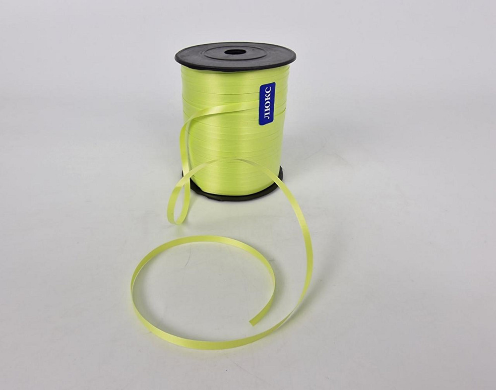 Стрічка для повітряних куль і подарунків 300 метрів салатова (1 пачка) Харків - фото 1