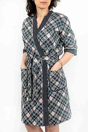 Халат женский, домашний,100% хлопок, топ Крохатушка одяг Киев