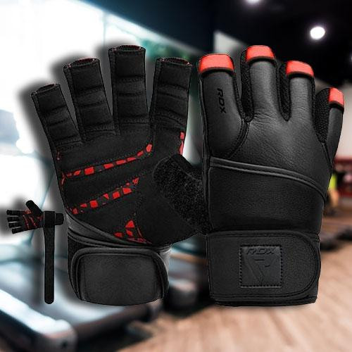 Рукавички для залу RDX Membran Pro тренувальні для фітнесу силових вправ і спорту Розмір L Київ - фото 6