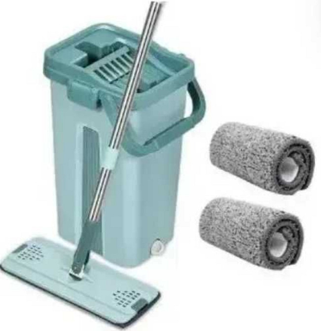 Комплект швабра з відром автоматичний віджим Лентяйка Отжим Ведро. Харків - фото 9