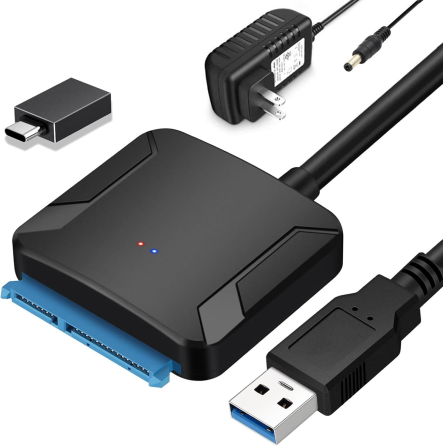 Адаптер SATA - USB 3.0 з блоком живлення Луцьк