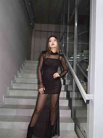 Женское романтическое праздничное макси-платье микродайвинг+сетка. Одесса