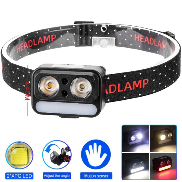 Фонарик на голову диодный, Налобный фонарь для автомеханика, Фонарь с фиксацией на голове WF-76 Львов - изображение 13