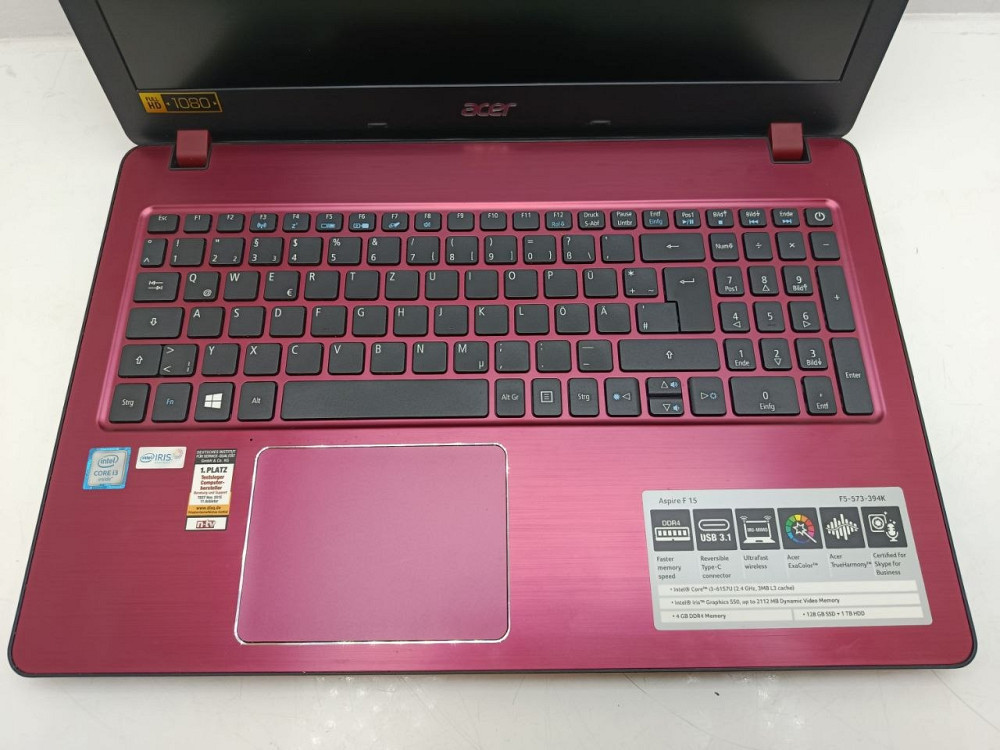 Ноутбук Acer Aspire F5-573-394K(N16Q2) i3-6157u\4\0\ АКБ- (товар вживаний) Луцьк - фото 2