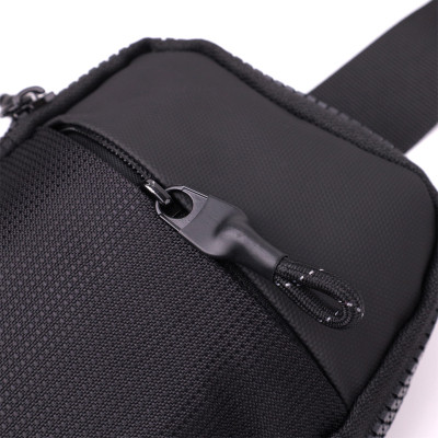 Сумка Vintage Слінг для подорожей з текстилю Чорна (22866) Вінниця - фото 7