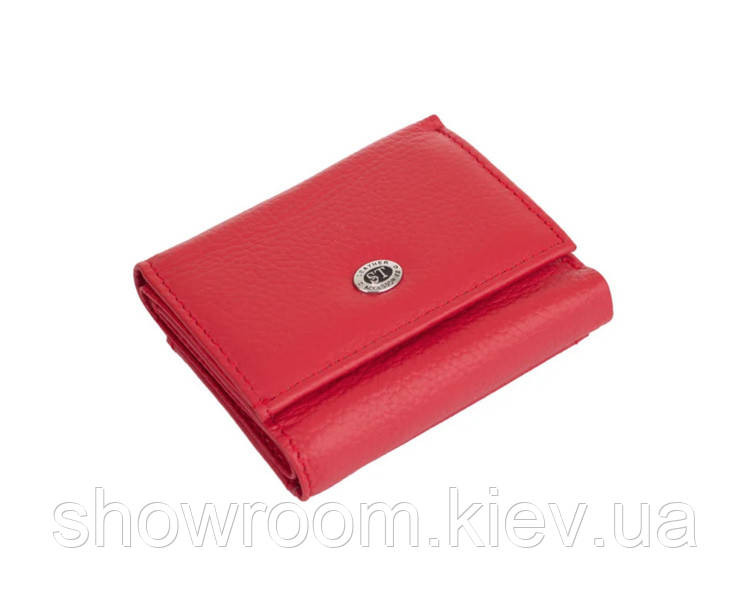 Недорогий жіночий шкіряний гаманець (4401) червоний Київ - фото 1