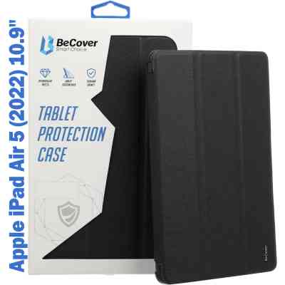 Чехол для планшета BeCover Tri Fold Soft TPU Silicone Apple iPad Air 5 (2022) 10.9" Black (708509) Винница