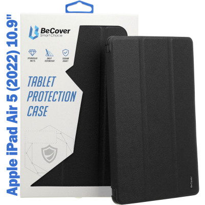 Чохол до планшета BeCover Tri Fold Soft TPU Silicone Apple iPad Air 5 (2022) 10.9" Black (708509) Вінниця - фото 1