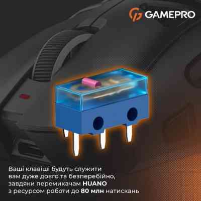 Мишка GamePro Genesis Spider Wireless/Bluetooth/USB Black (GM870B) Вінниця