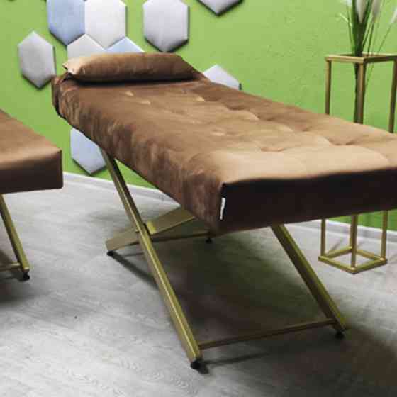 Косметологическая стационарная кушетка 185×70 см для салона красоты Киев