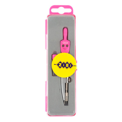 Циркуль ZiBi BASIS в пенале + запасной грифель, розовый, KIDS Line (ZB.5302BS-10) Винница - изображение 1