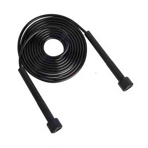 Скакалка для фитнеса длина 2.8 м,черная CZYP-905 Каменец-Подольский