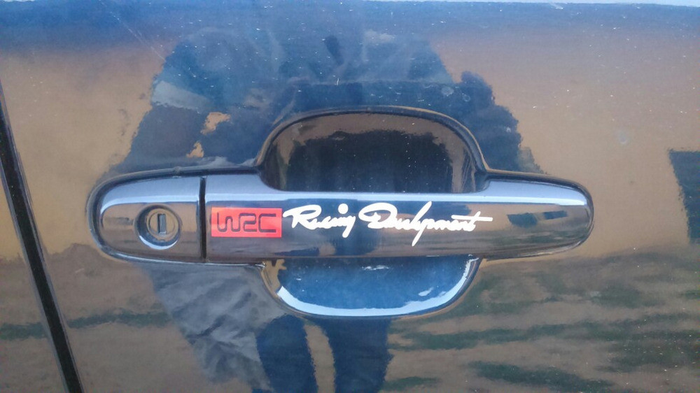 Наклейки на ручки Белая с красным № 6 светоотражаю Киев - изображение 6