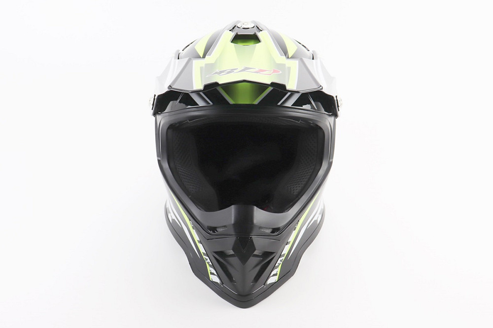 Шолом кросовий/ендуро/АТV BLD-819-7 L (59-60см), ЧОРНИЙ/НЕОНОВО-ЖОВТИЙ Київ - фото 4