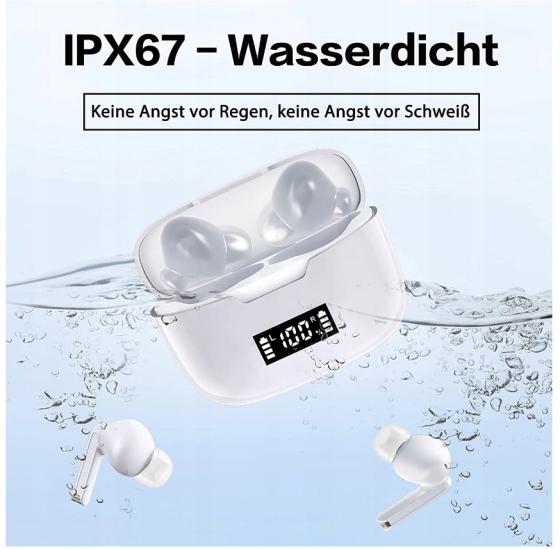 Беспроводные наушники TWS AP09, Bluetooth 5.0, 30 часов работы, активное шумоподавление, IPX67 Киев