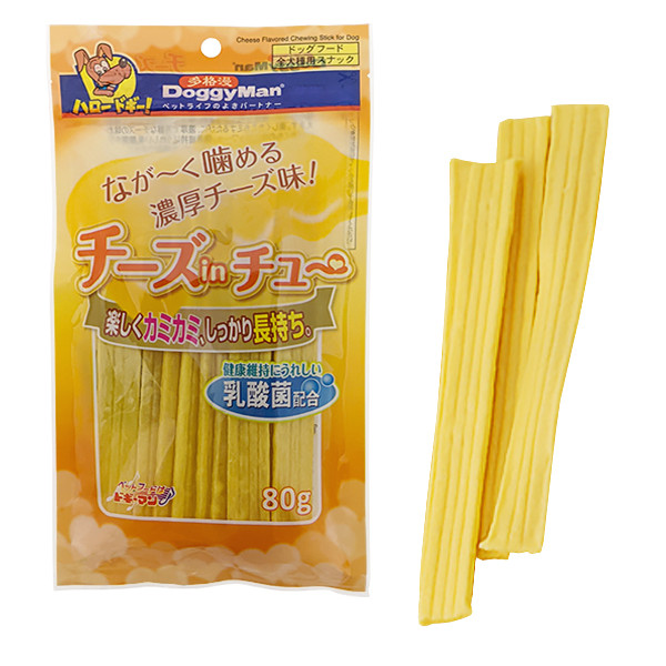 DoggyMan Cheese Chewing Stick ДОГГІМЕН ПАЛИЧКИ З СИРОМ жувальні ласощі для собак, М Київ - фото 1