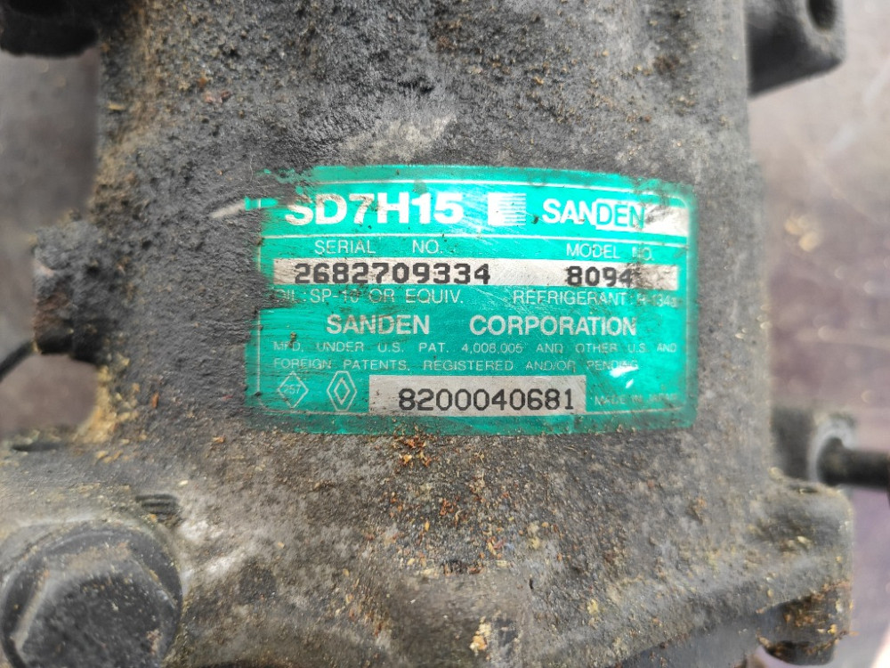 Компресор кондиціонера Renault Trafic 1.9 dci 2001-2006 (8200040681) Ковель - фото 3