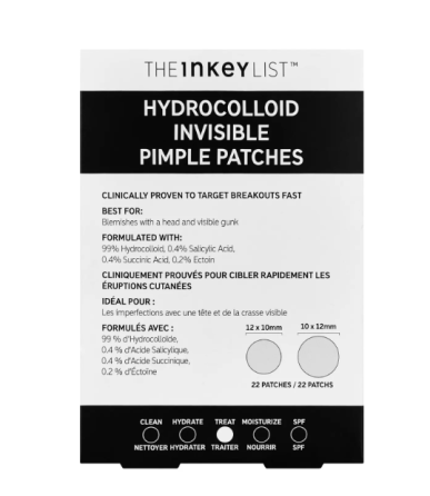 Невидимые SOS-патчи с салициловой кислотой от прыщей The INKEY List Pimple 22 шт. Славянск
