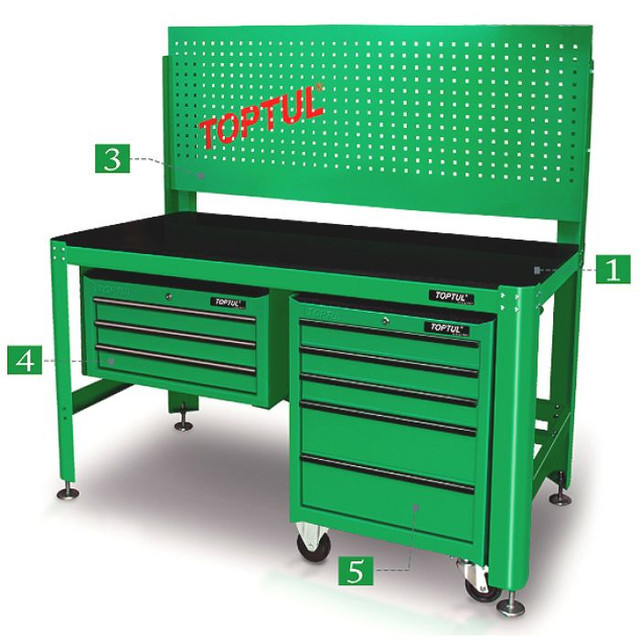 Панель для верстака TOPTUL (20 крючков) TAAH1606 Чернигов - изображение 3