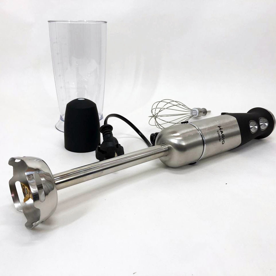 Блендер для соусів і пюре Magio, Подрібнювач для кухні металевий Занурювальний блендер збивання WC-96 Івано-Франківськ - фото 1