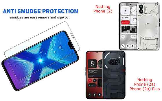 Защитное стекло NeoGlass для Nothing Phone (2), Phone (2a), Phone (2a) Plus – ультрапрозрачное и устойчивое Киев