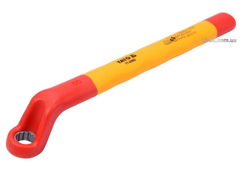 Ключ ріжковий електрика VDE YATO : М8 мм, до 1000V(DW) Одеса - фото 1