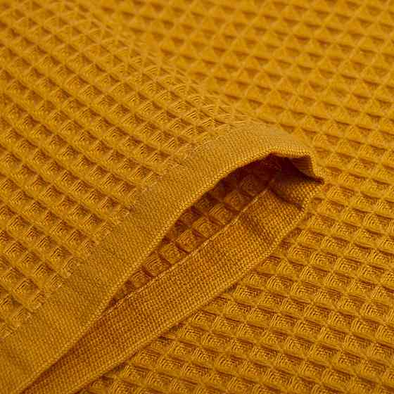 Вафельний рушник Ideal Textile 70х140 см 240 г/м2 (56860827) Гірчичний Чернівці