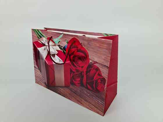 Паперовий великий горизонтальний пакет 36/22/10 (артBG-136) (12 шт.) Харків