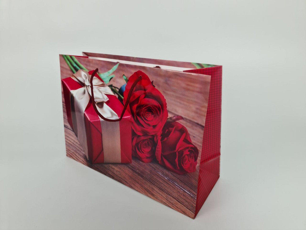 Бумажный большой горизонтальный пакет  36/22/10(артBG-136) (12 шт) Харьков - изображение 2