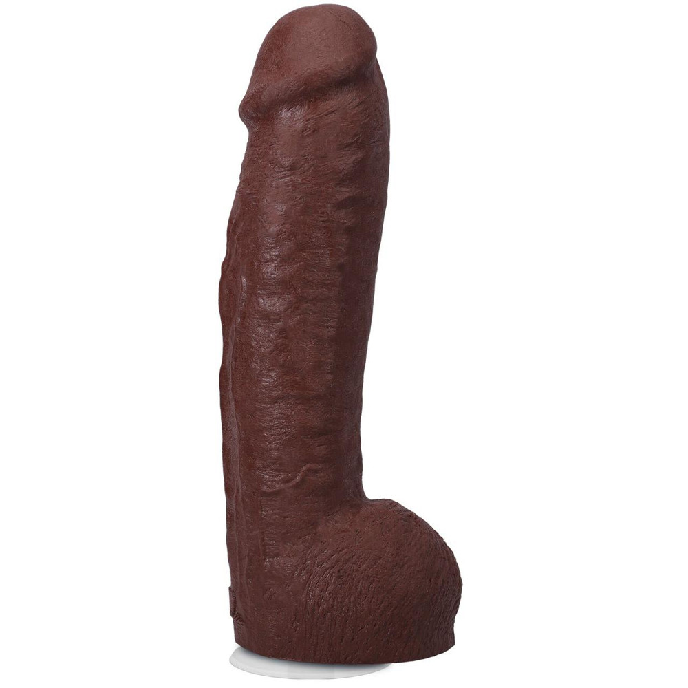 Фалоімітатор Doc Johnson The Realistic Cock ULTRASKYN - 12 Inch Hung with Balls Chocolate Sex Aura Київ - фото 1