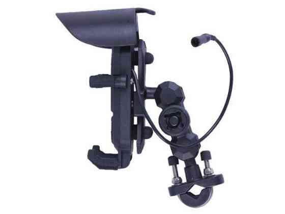 Держатель телефона HFCM-32  (крепление на руль), с беспроводной зарядкой Мукачево