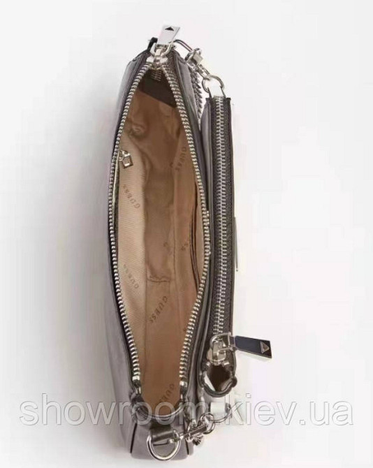 Жіноча сумочка з органайзером на плече Guess (1211) синій Київ - фото 2