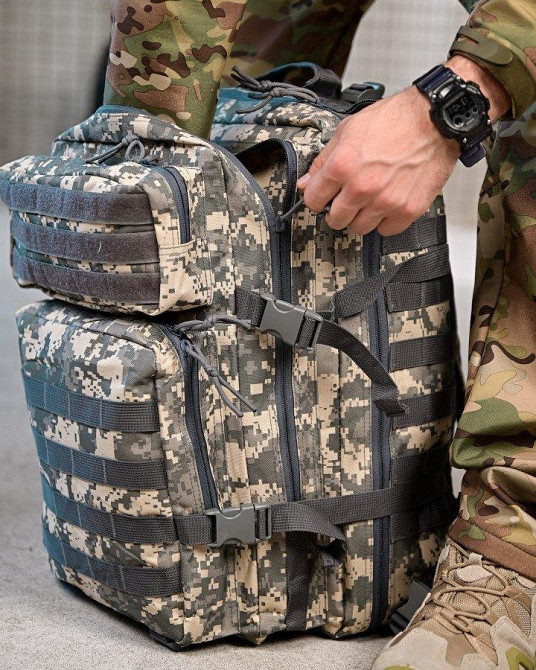 Милитари  рюкзак CHEMP  45 л  пиксель ПП7862 Одесса - изображение 8