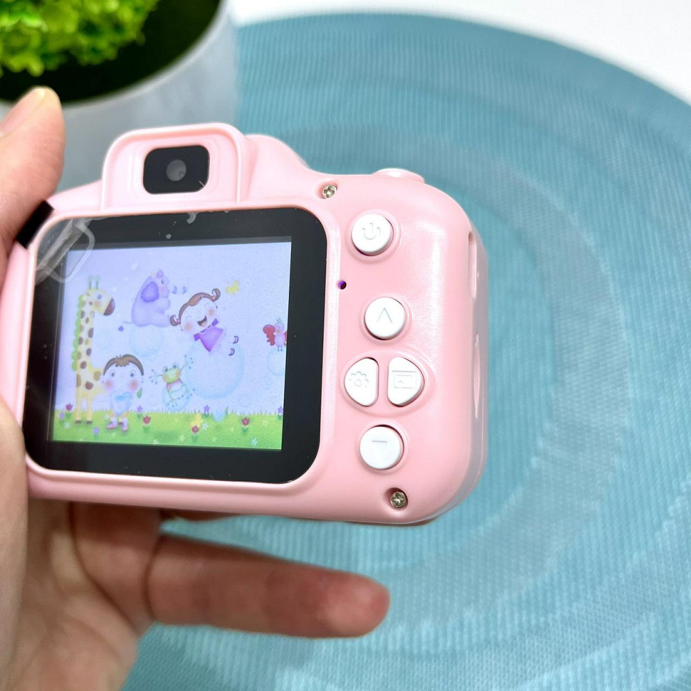 Фотоапарат дитячий відео фото гри прослуховування музики підтримує microSD Розовий (C 48359) Чернігів - фото 7
