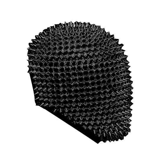 Шипованная маска RESTEQ — черная маска с шипами и шпильками, стильный аксессуар для вечеринок, косплея, фотосессий и сценических Киев