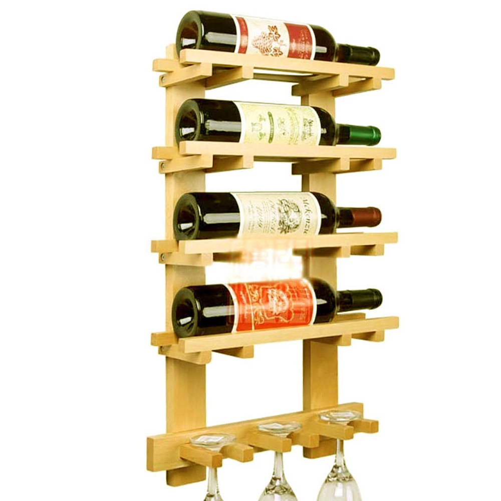 Настенная винная полка 